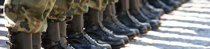 Military boots row